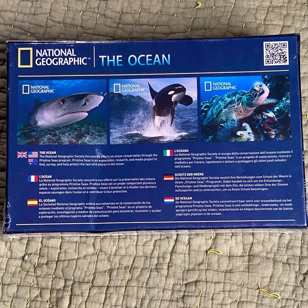 🏷️ National Geographic 3D 500 Pcs. Tiger Shark Puzzle Still Sealed Aged 6+ - Picture 5 of 11